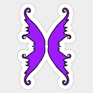 Fairy Wings Purple Sticker